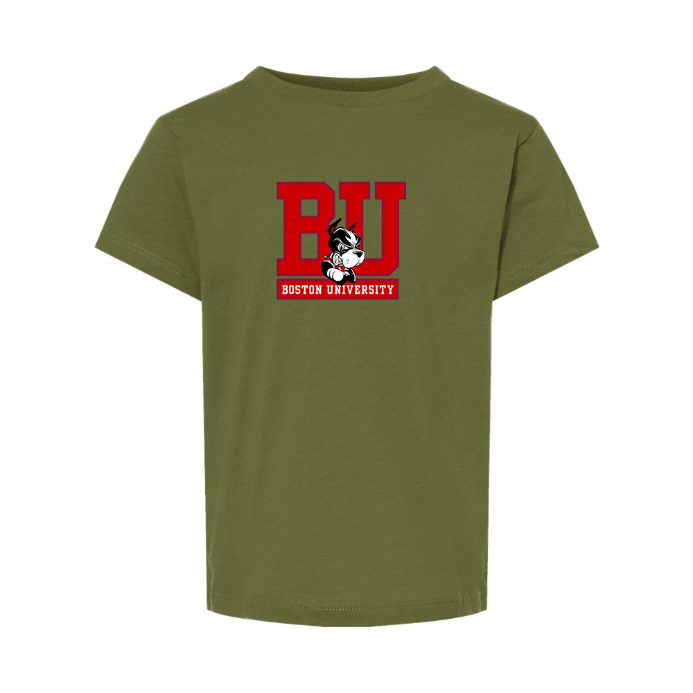 Boston University Terriers BELLA  CANVAS Toddler Jersey Tee