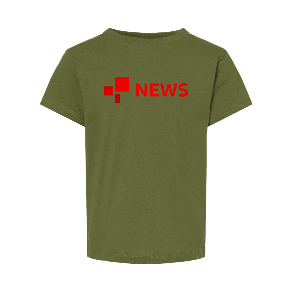 BBC News BELLA  CANVAS Toddler Jersey Tee