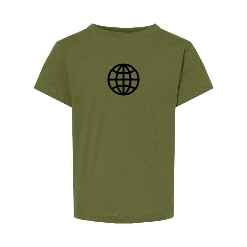 Internet Globe BELLA  CANVAS Toddler Jersey Tee