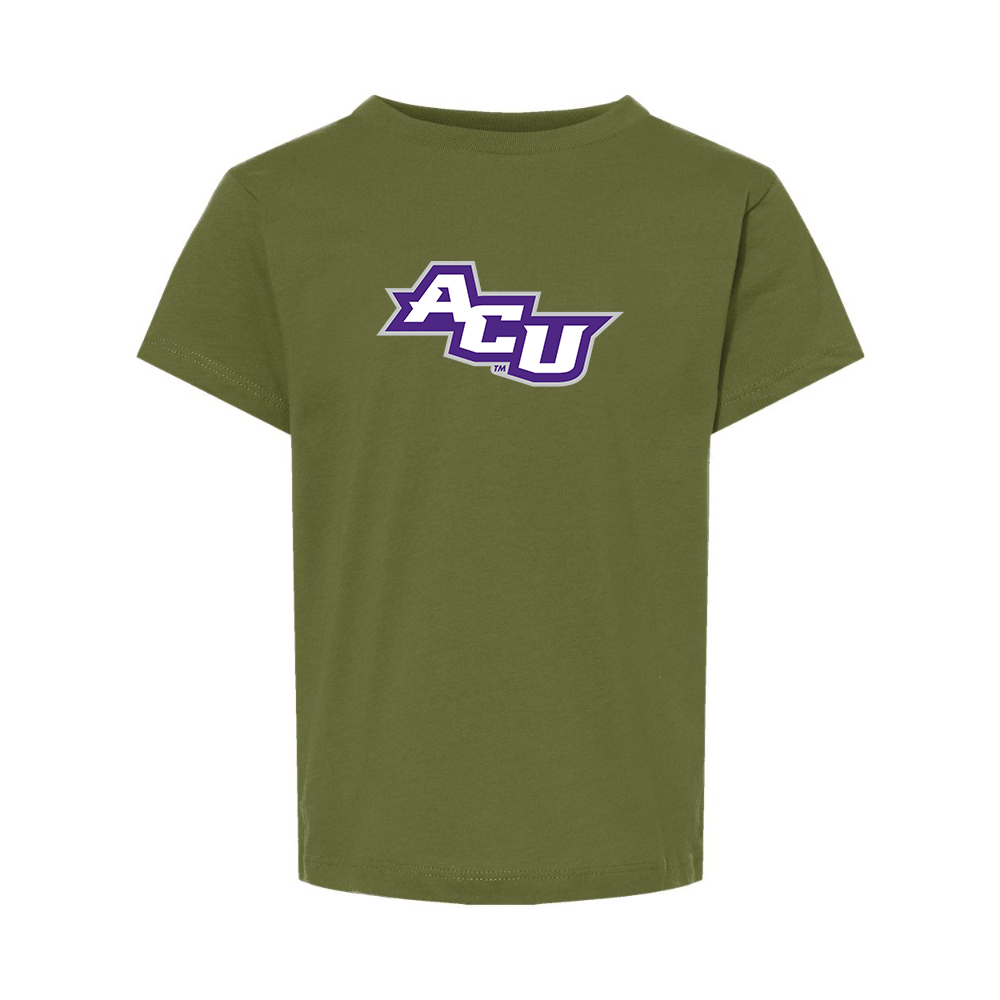 Abilene Christian Wildcats  BELLA  CANVAS Toddler Jersey Tee