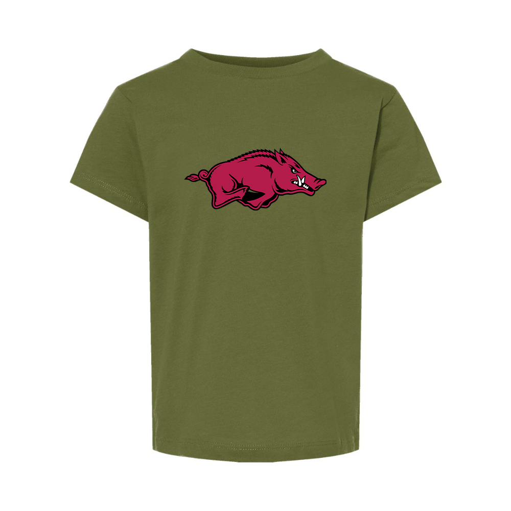 Arkansas Razorbacks BELLA  CANVAS Toddler Jersey Tee