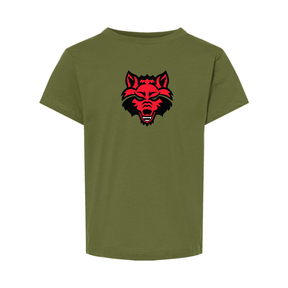 Arkansas State Red Wolves BELLA  CANVAS Toddler Jersey Tee