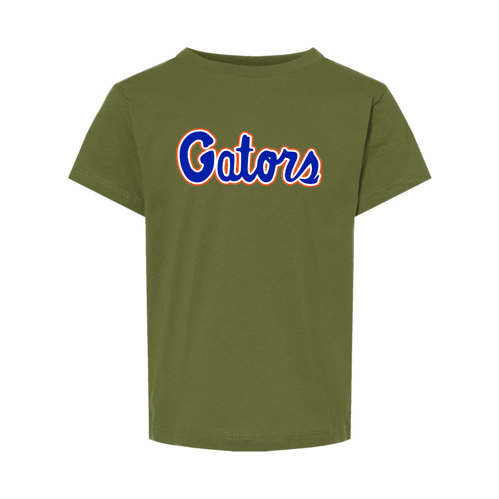 Florida Gators Script  BELLA  CANVAS Toddler Jersey Tee