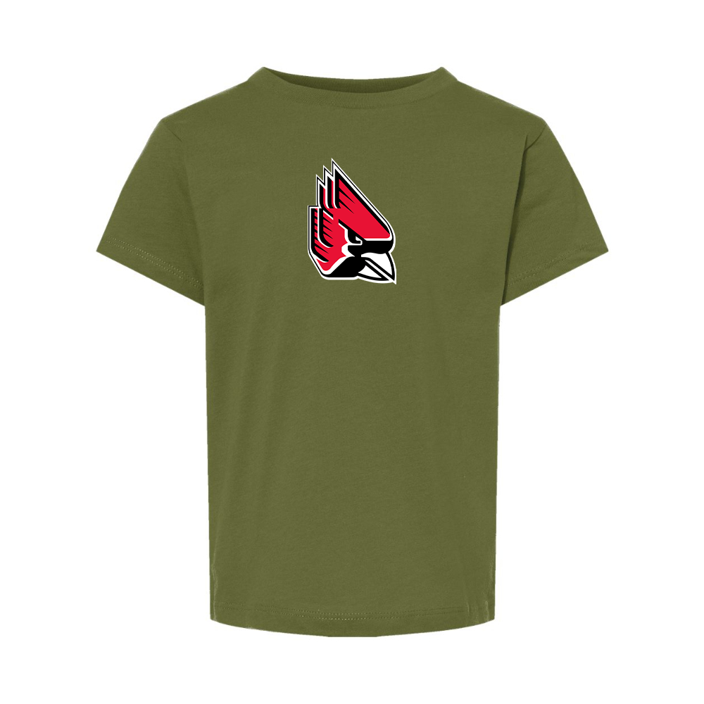 Ball State Cardinals BELLA  CANVAS Toddler Jersey Tee