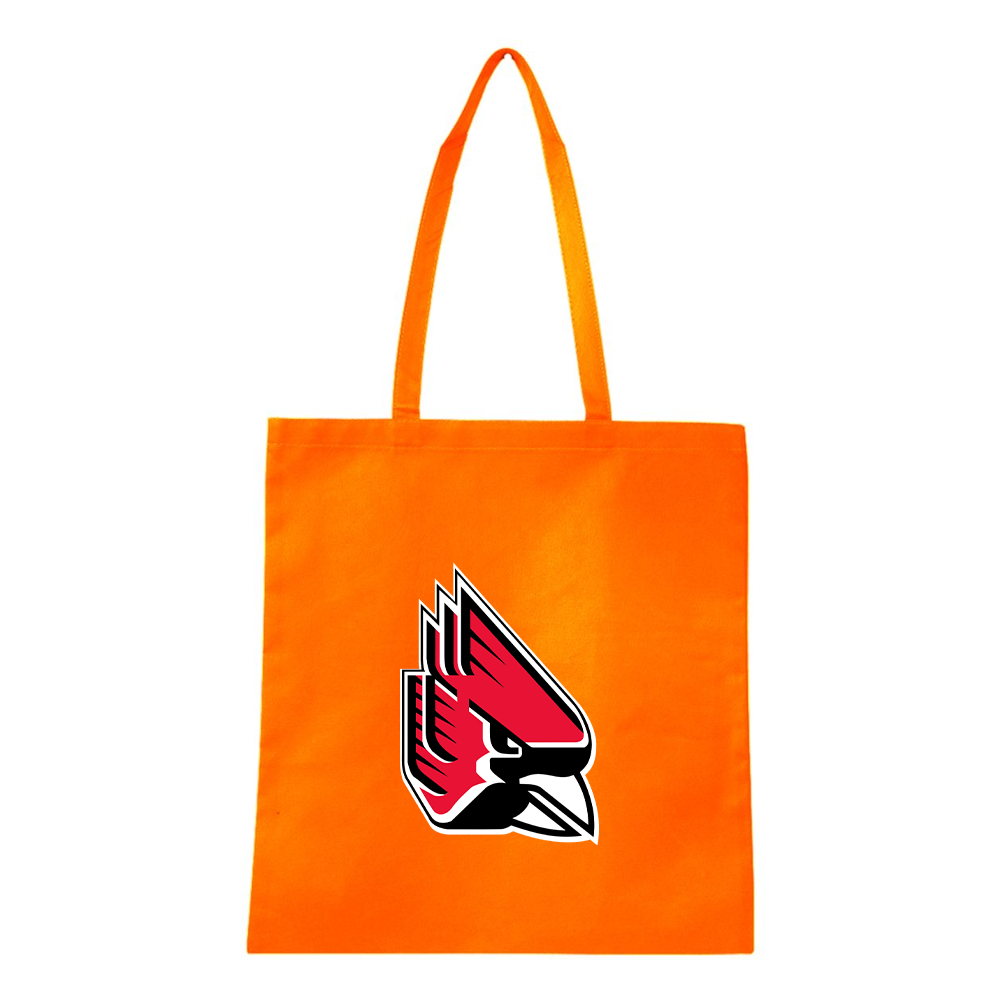 The   Ball State Cardinals Q-Tees Non-Woven  Tote