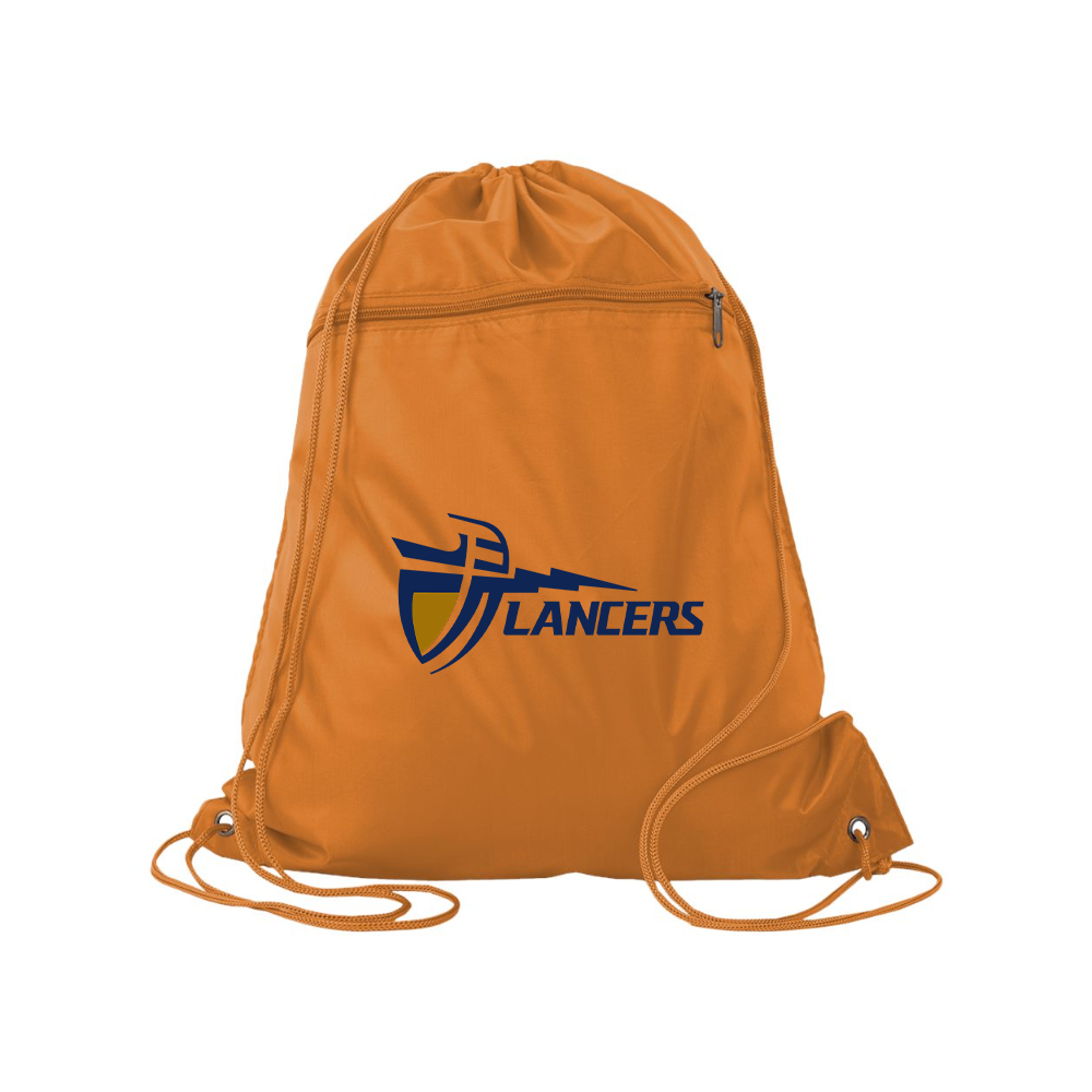 California Baptist Lancers Q-Tees - Polyester Cinchpack