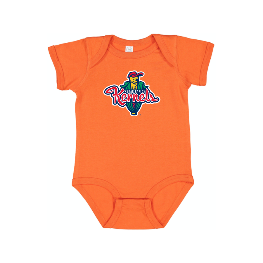 Cedar Rapids Kernels Logo Baby Onesie Romper