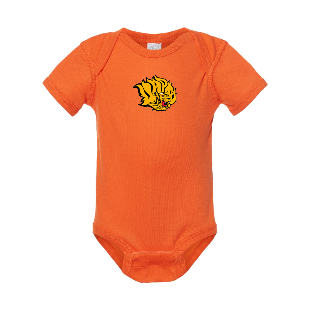 Arkansas PB Golden Lions Rabbit Skins Infant Baby Rib Bodysuit
