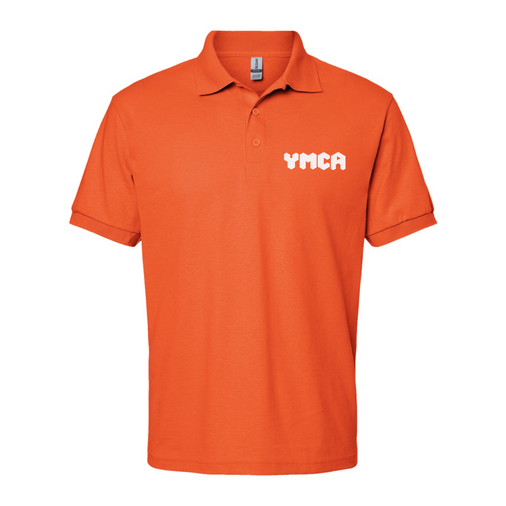 Men's YMCA Mauve Dry Blend Jersey Polo