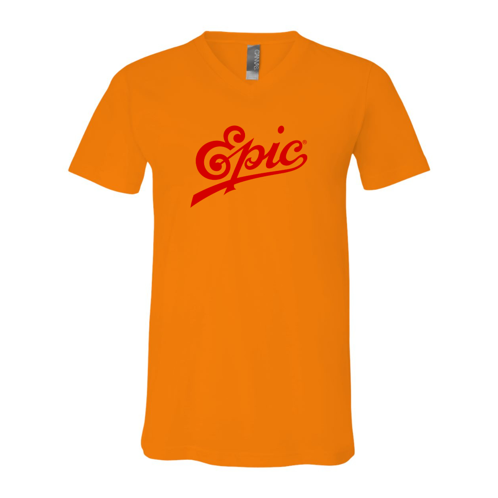 Epic Records BELLA  CANVAS - Jersey V-Neck T-Shirt
