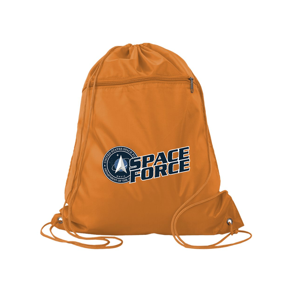 Space Force Q-Tees - Polyester Cinchpack