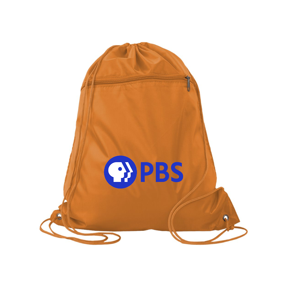PBS Blue  Q-Tees - Polyester Cinchpack