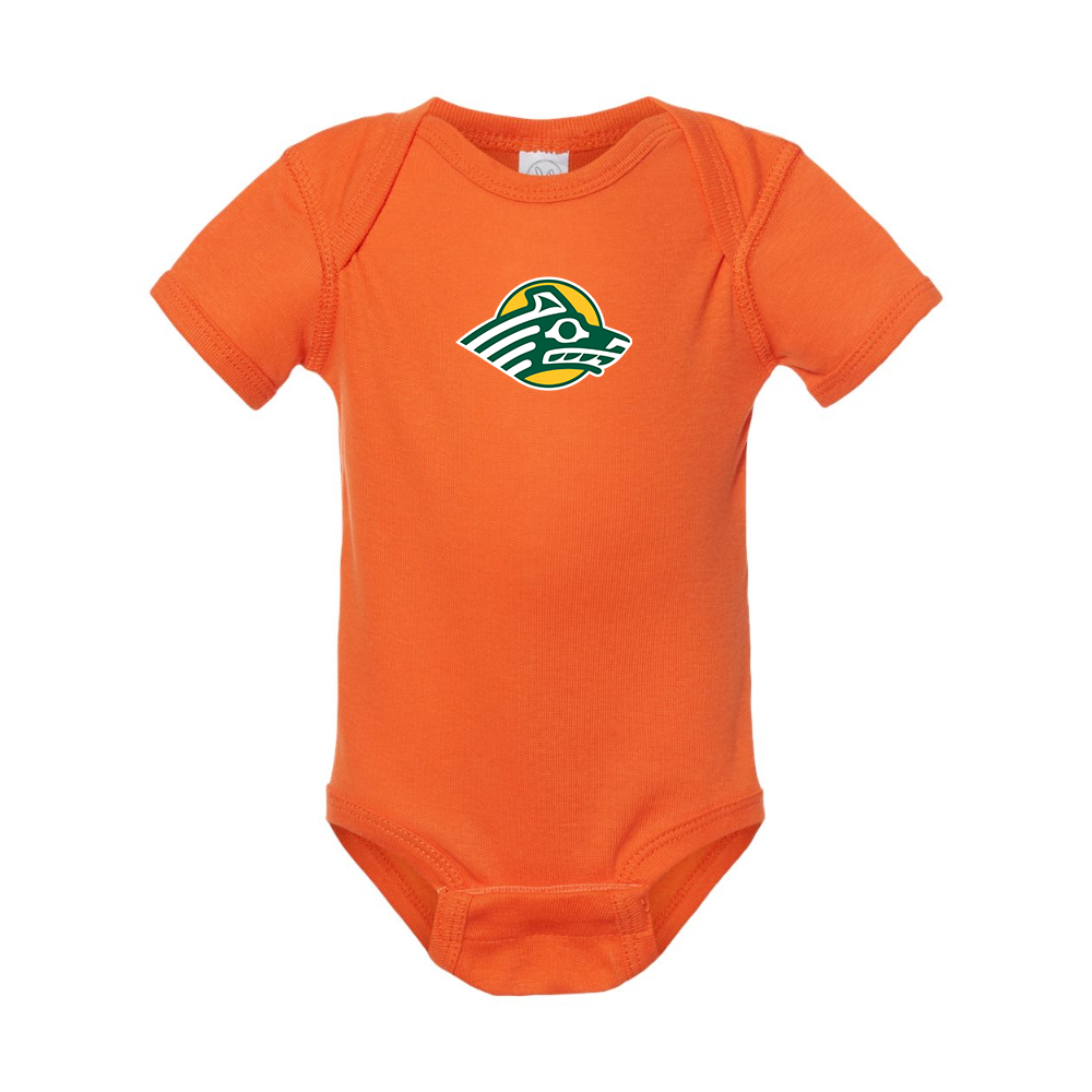 Alaska Anchorage Seawolves  Rabbit Skins Infant Baby Rib Bodysuit