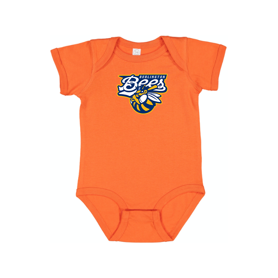 Burlington Bees  Logo Baby Onesie Romper