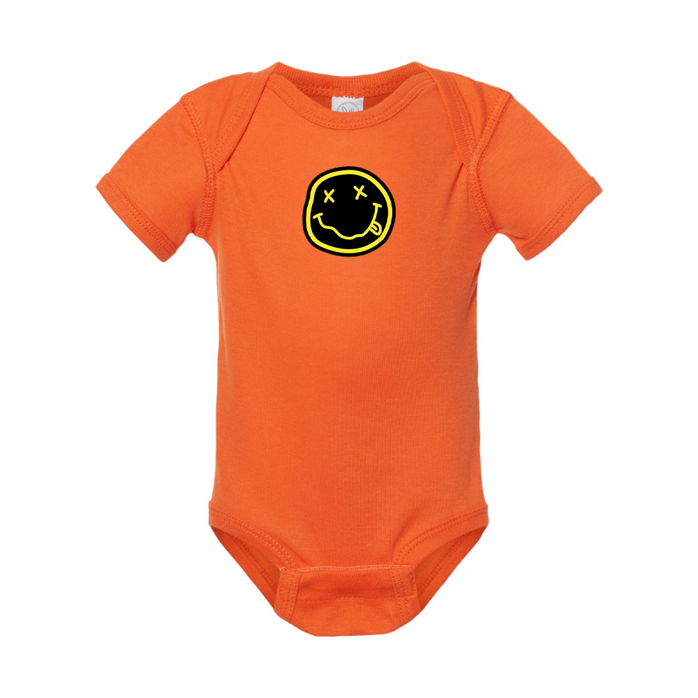 Nirvana Yellow and Black Face Rabbit Skins Infant Baby Rib Bodysuit