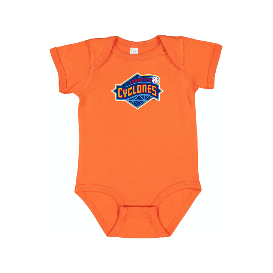 Brooklyn Cyclones Logo Baby Onesie Romper