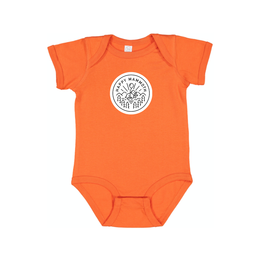 Happy Mammoth Logo Baby Onesie Romper