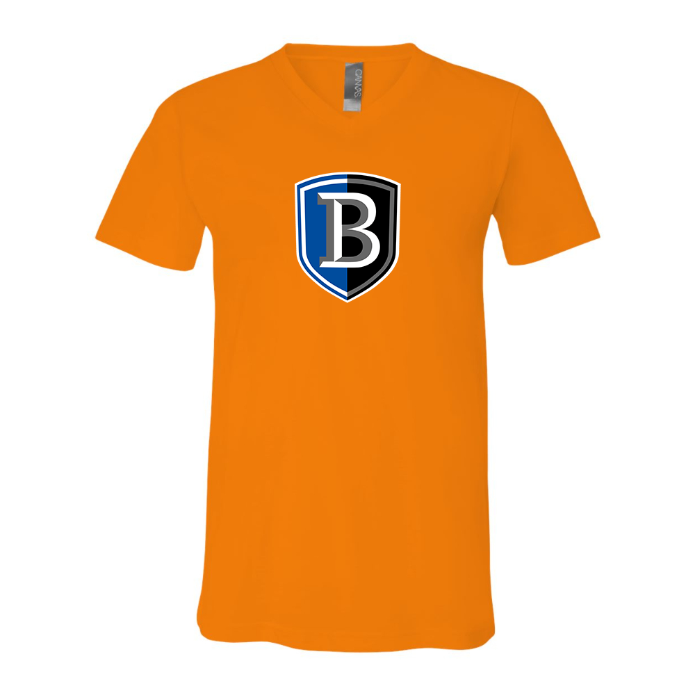 Bentley Falcons BELLA  CANVAS - Jersey V-Neck T-Shirt