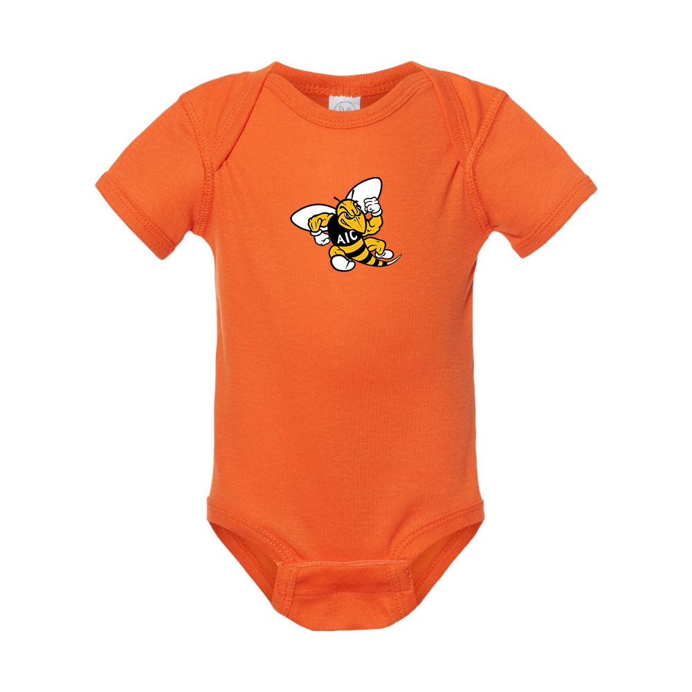 AIC Yellow Jackets   Rabbit Skins Infant Baby Rib Bodysuit
