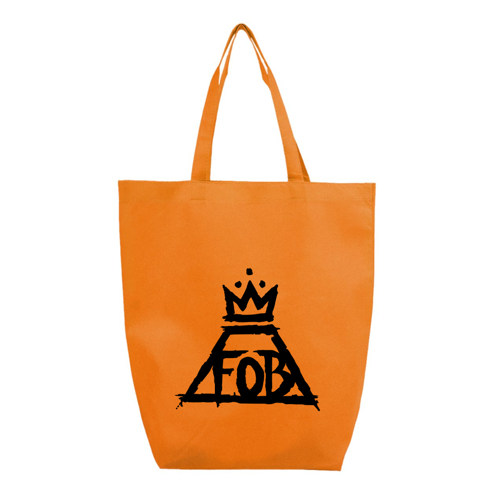 Fall Out Boy  Q-Tees Non-Woven Gusset Bottom Tote