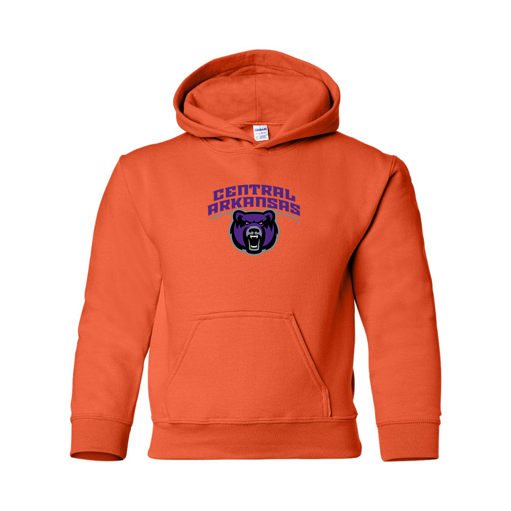 Youth Central Arkansas Bears   Gildan Heavy Blend  Hooded Sweatshirt