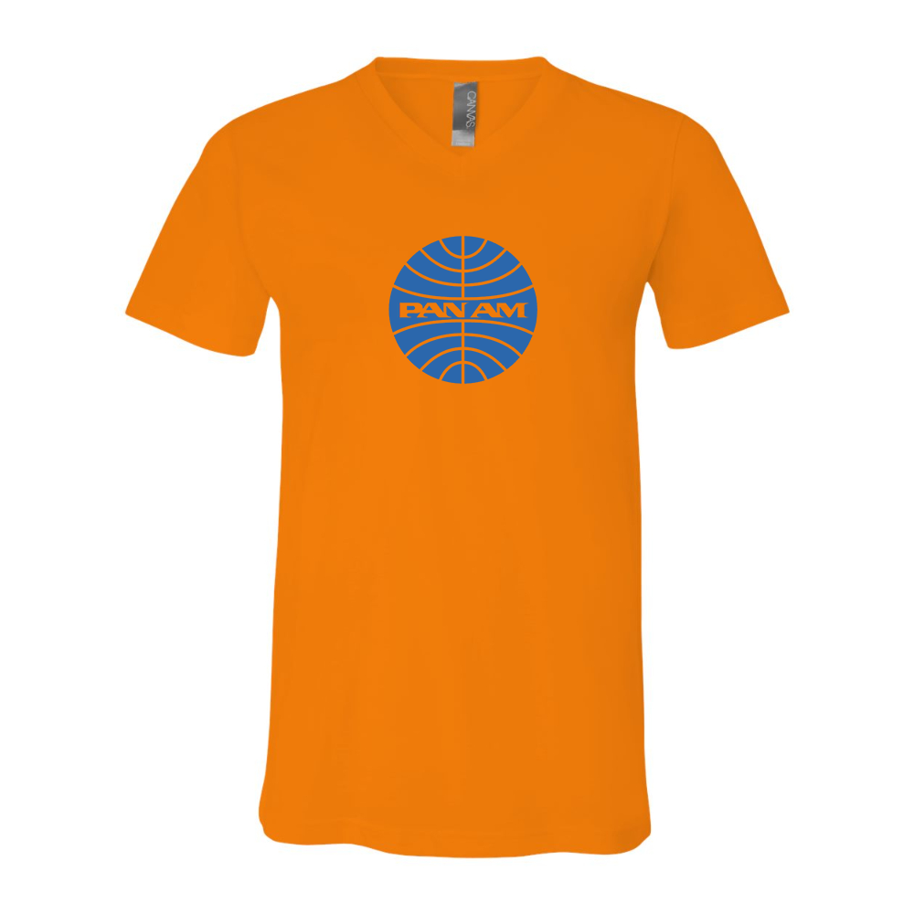 Pan Am  BELLA  CANVAS - Jersey V-Neck T-Shirt