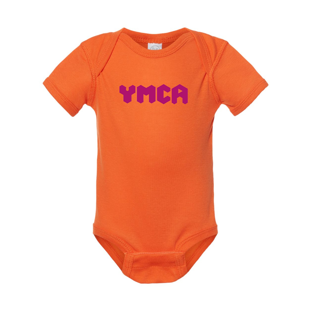 YMCA Mauve Rabbit Skins Infant Baby Rib Bodysuit