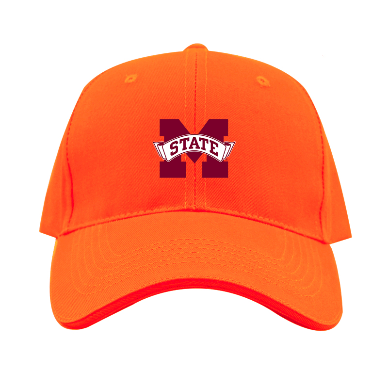 Mississippi State Bulldogs Logo Dad Baseball Cap Hat