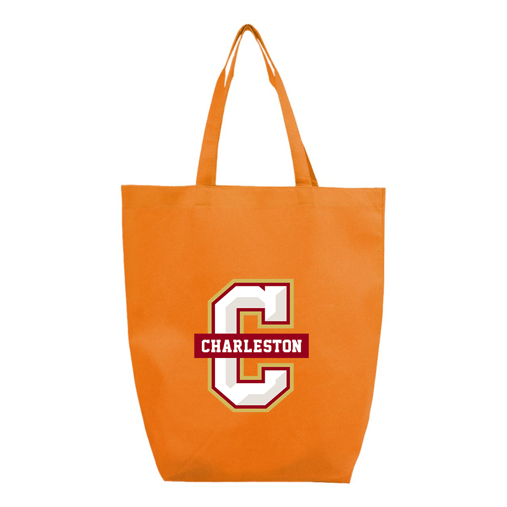 Charleston Cougars Q-Tees Non-Woven Gusset Bottom Tote