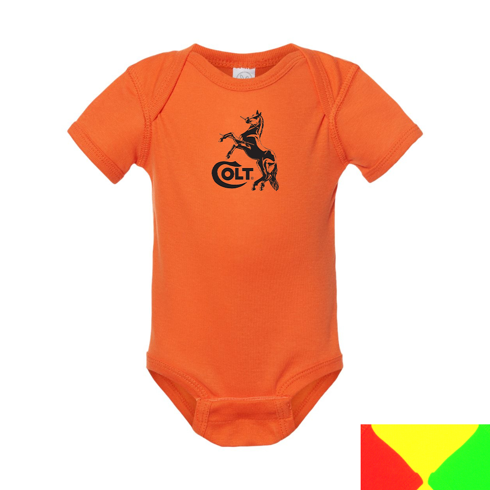 Colt Horse Rabbit Skins Infant Baby Rib Bodysuit