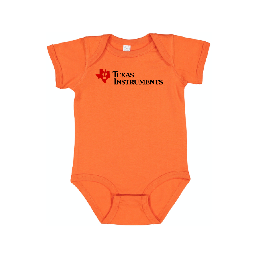 Texas Instruments Logo Baby Onesie Romper