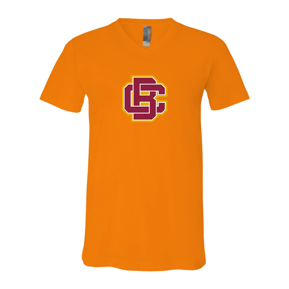 Bethune Cookman Wildcats BELLA  CANVAS - Jersey V-Neck T-Shirt