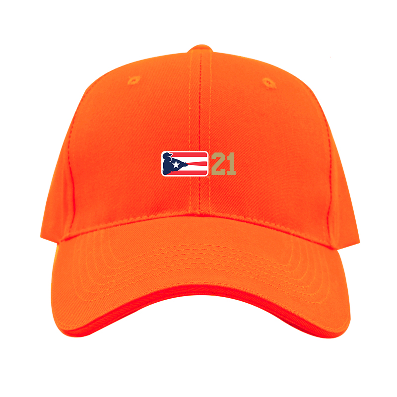Liga de Beisbol Profesional Roberto Clemente Logo  Dad Baseball Cap Hat