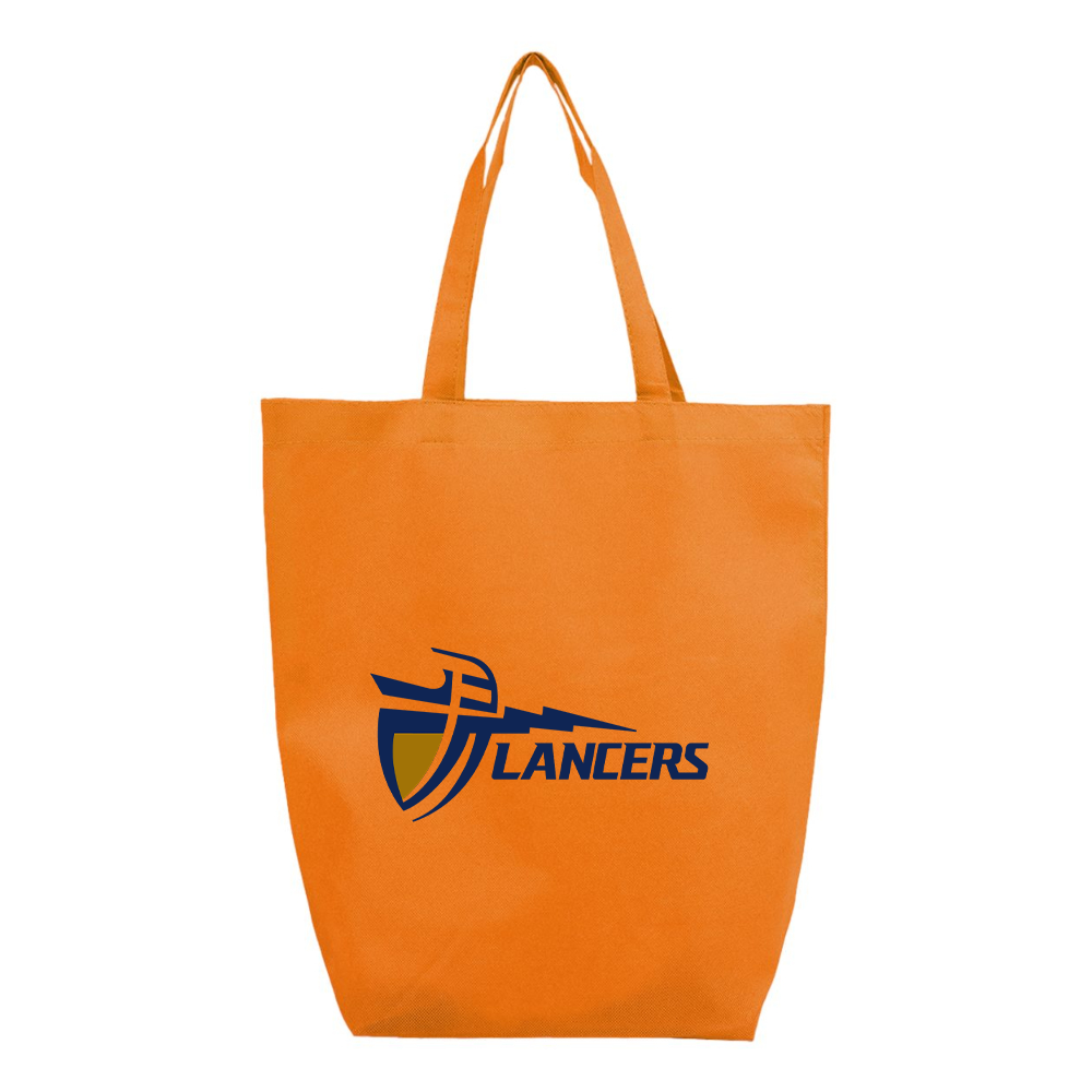 California Baptist Lancers Q-Tees Non-Woven Gusset Bottom Tote