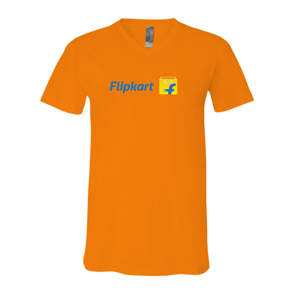 Flipkart BELLA  CANVAS - Jersey V-Neck T-Shirt