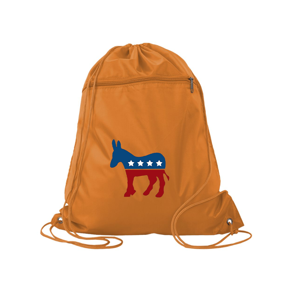 Democrat Election Symbol Q-Tees - Polyester Cinchpack