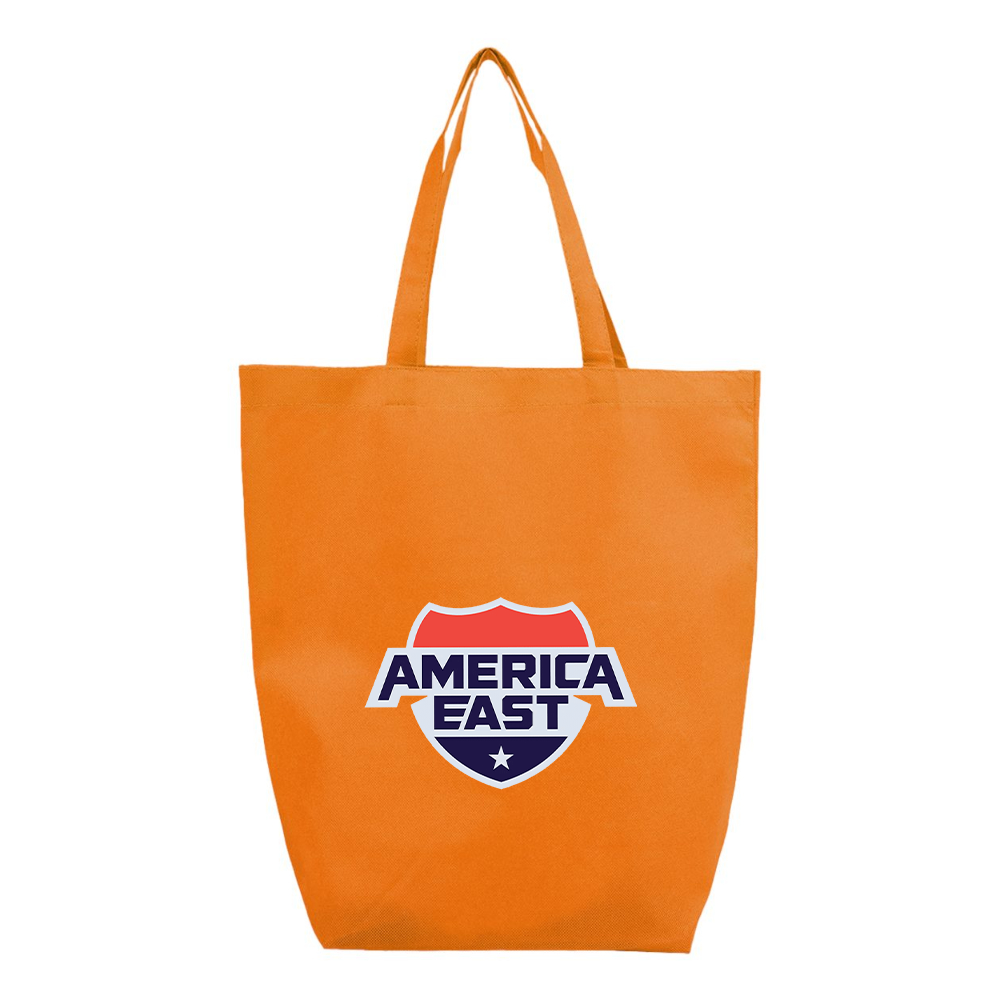 America East Conference  Q-Tees Non-Woven Gusset Bottom Tote