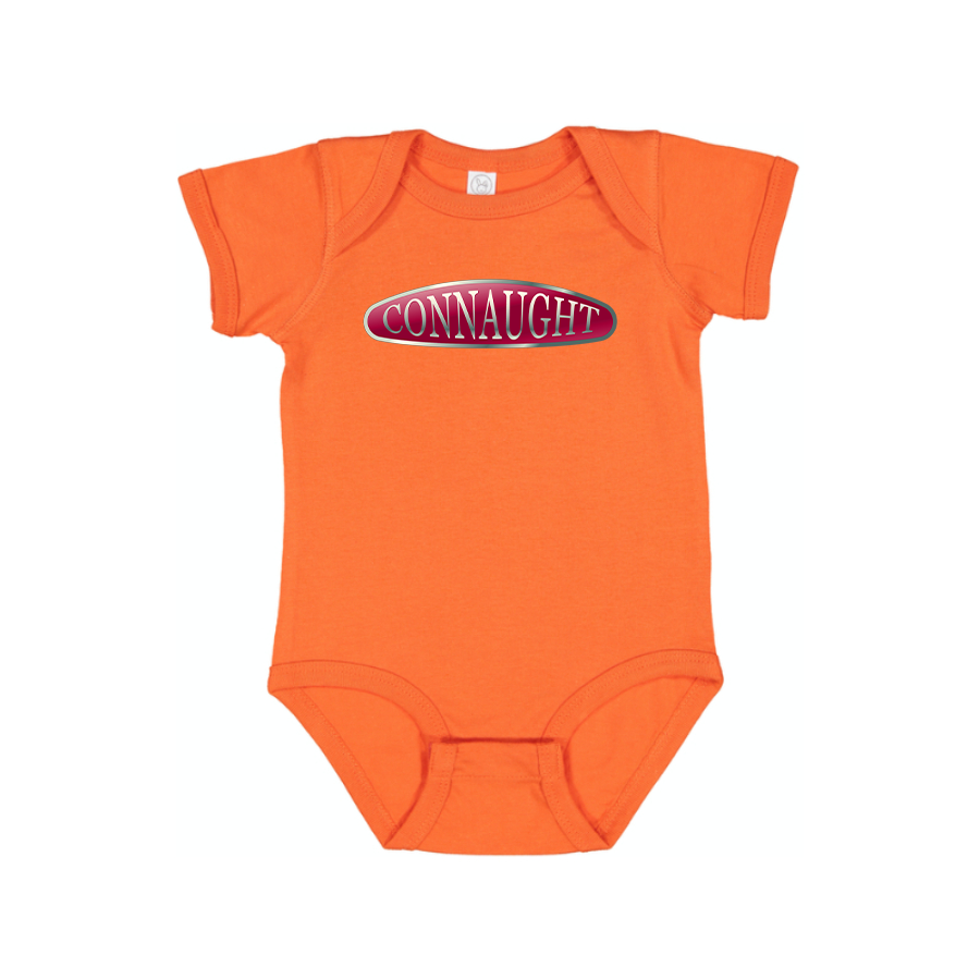 Connaught Motor Company  Logo Baby Onesie Romper