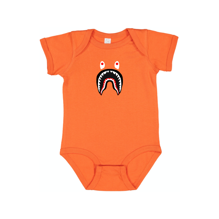 BAPE Shark Logo Baby Onesie Romper