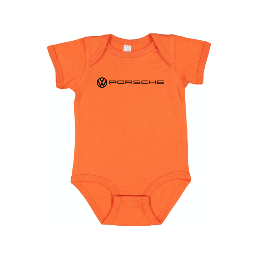 VW Porsche Logo Baby Onesie Romper