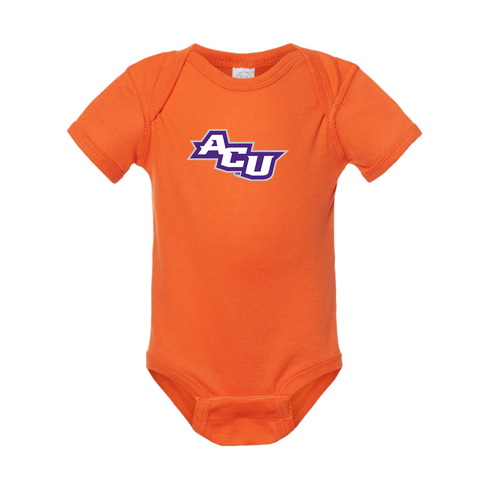 Abilene Christian Wildcats  Rabbit Skins Infant Baby Rib Bodysuit