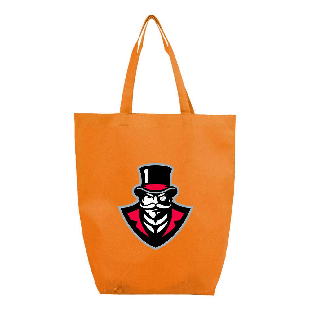 Austin Peay Governors Q-Tees Non-Woven Gusset Bottom Tote