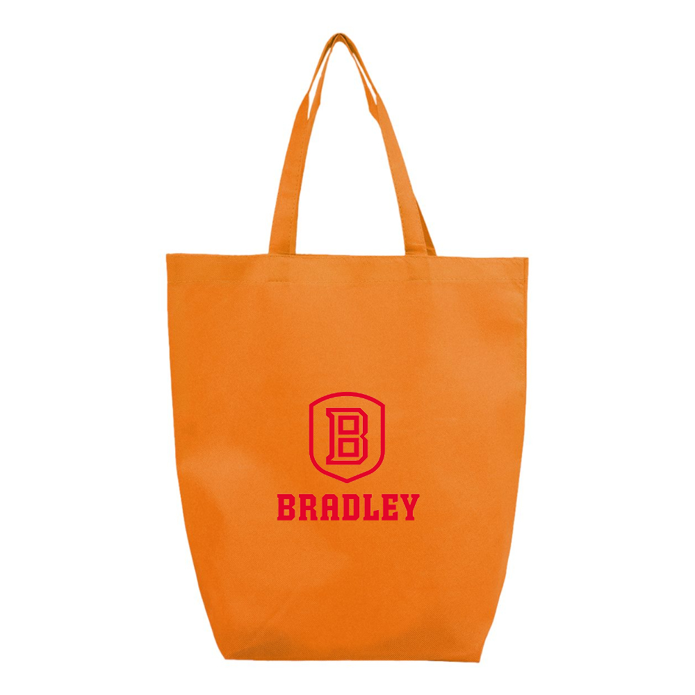 Bradley Braves Q-Tees Non-Woven Gusset Bottom Tote