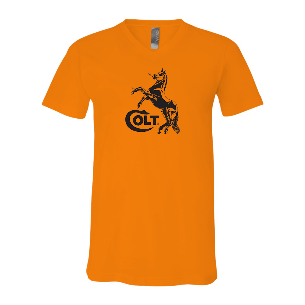 Colt Horse BELLA  CANVAS - Jersey V-Neck T-Shirt