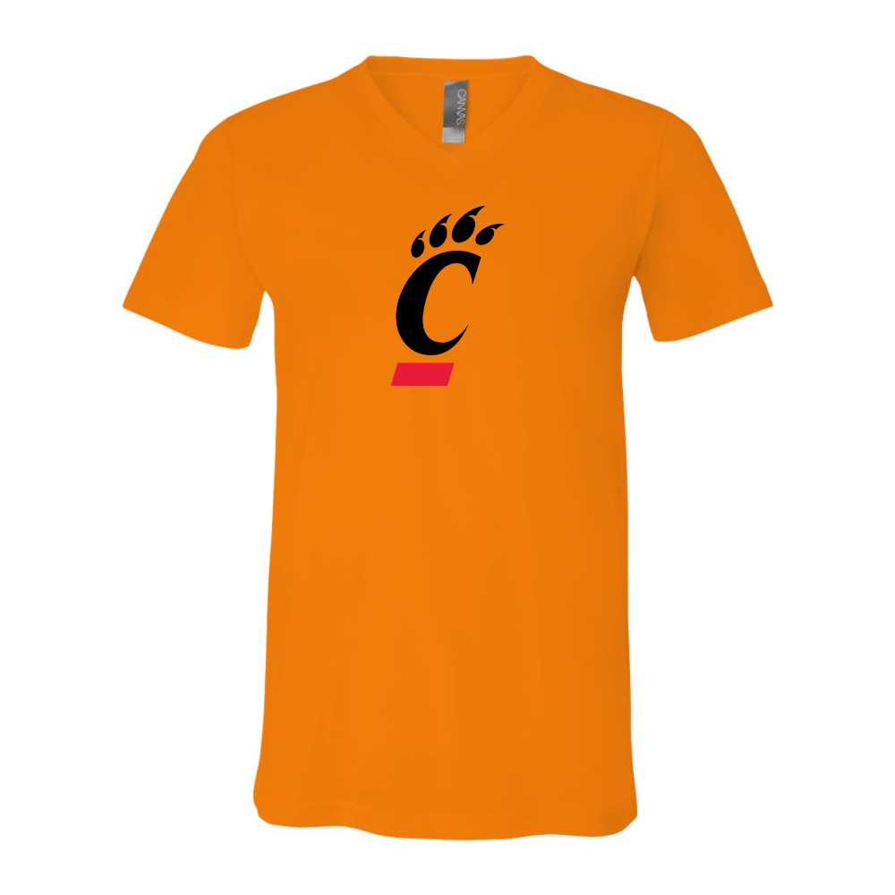 Cincinnati Bearcats BELLA  CANVAS - Jersey V-Neck T-Shirt