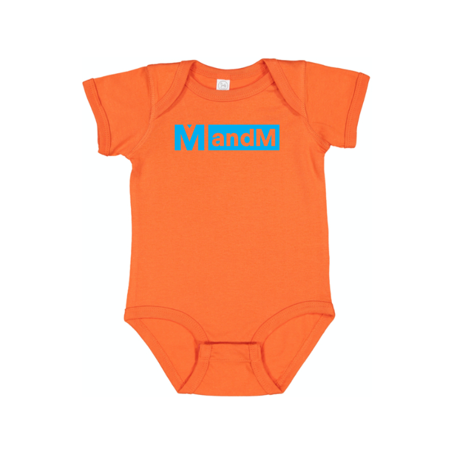 MandM Logo Baby Onesie Romper