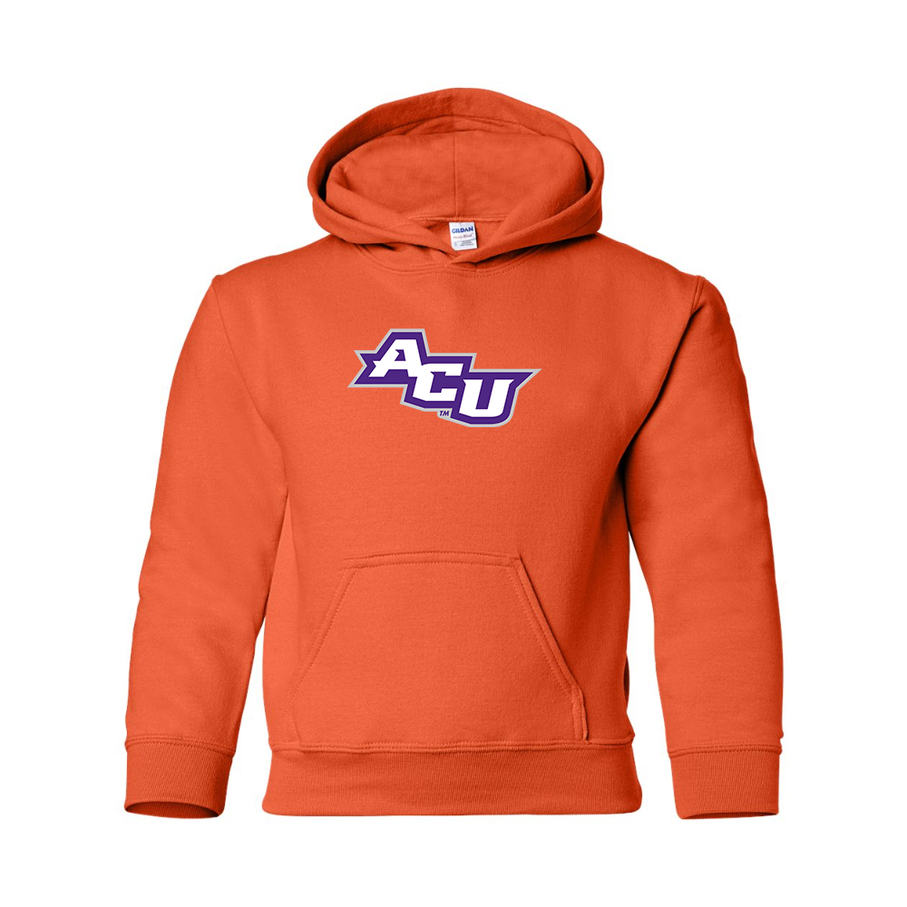 Youth Abilene Christian Wildcats  Gildan Heavy Blend  Hooded Sweatshirt
