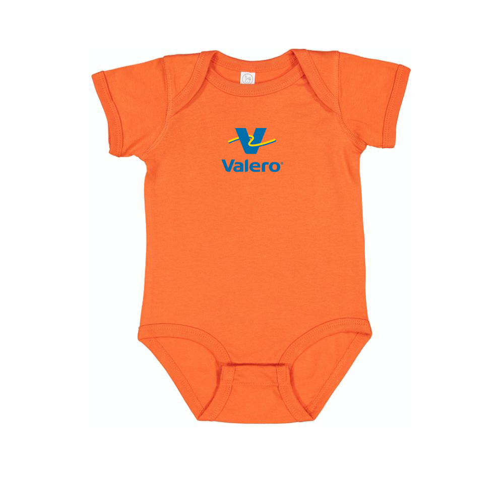 Valero Gas Station Logo Baby Onesie Romper