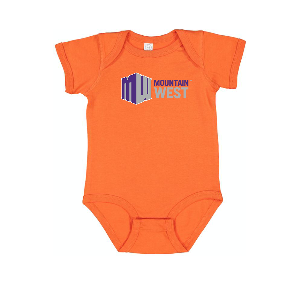 Mountain West Conference Logo Baby Onesie Romper