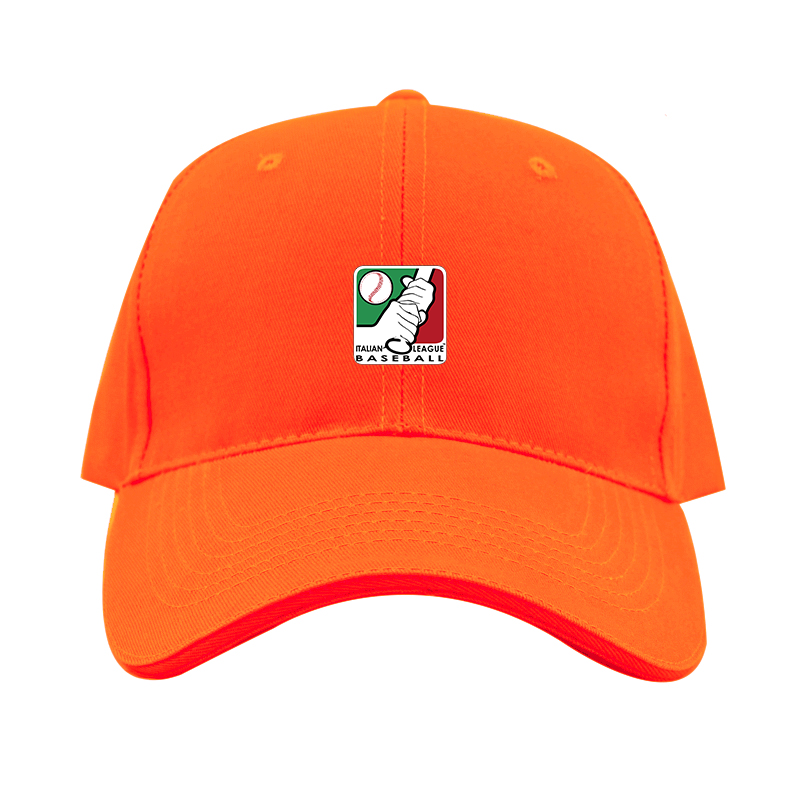 Italian Baseball League Logo  Dad Baseball Cap Hat